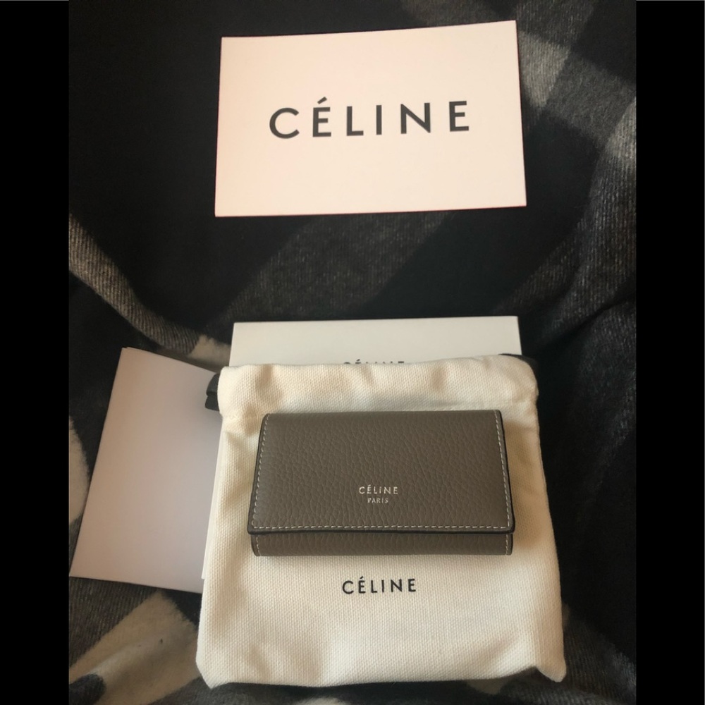 Céline 6-ring Key Holder Pouch